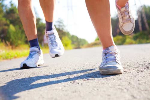 Run moderately and mix walk and run when you are starting out to prevent injury or back pain