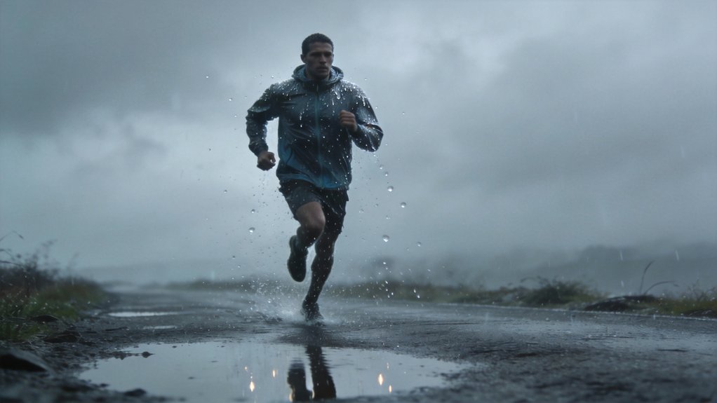 embrace rainy running challenges